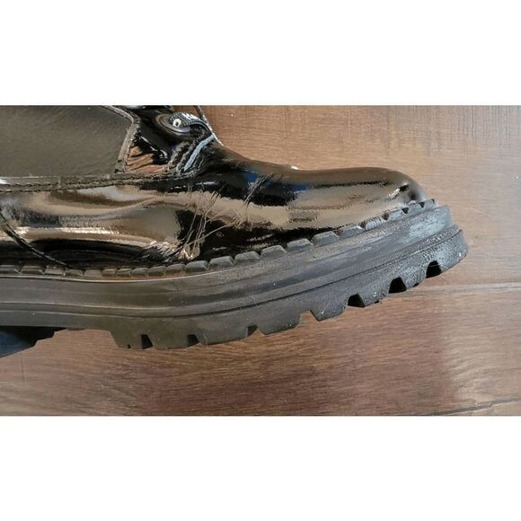 Karl Lagerfeld kids lace-up leather boot US size 2/CM21/UK1/EUR33 - Picture 11 of 12